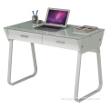 Neuer moderner Design-Weißmalerei-Glas-Büro-Schreibtisch